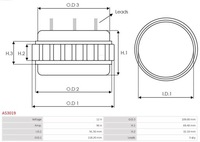 фото thumb №3, Stator, генератор as-pl as3019