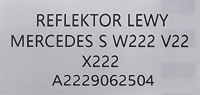 фото thumb №12, Новый фара левый mercedes s w222 a2229062504