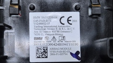 фото thumb №11, Подушка безопасности подушка безопасности пассажира w приборная панель bmw x3 g45 24- ix3 оригинальный номер 5a1e2d9