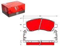 фото thumb №1, Гальмівні колодки гальмівні subaru перед impreza trw