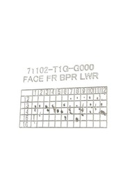 фото thumb №10, Honda crv cr-v iv 4 2012- спойлер накладка бампера перед 71102-t1g-g000