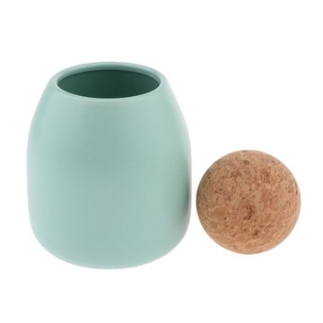 Ceramiczny pojemnik do przechowywania żywności Light Green-S (Ball Top)