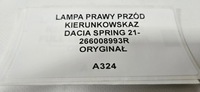 фото thumb №10, Лампа правий перед поворотник dacia spring 2021-