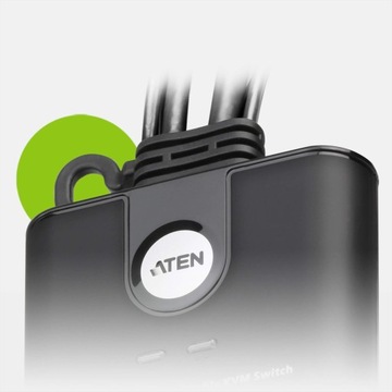 Переключатель ATEN 2-портовый VGA FHD HDMI KVM CS22HF