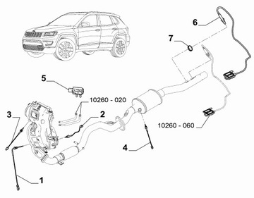 фото thumb №8, Fiat 500x jeep renegade compass датчик температуры давления 00463436700