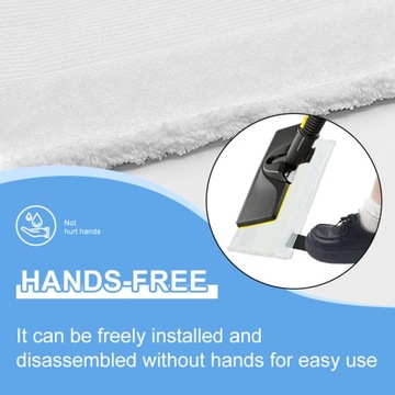 6x WKŁAD NAKŁADKA DO MOPA PAROWEGO KARCHER SC1 SC2 SC3 SC4 SC5 SI4 EasyFix