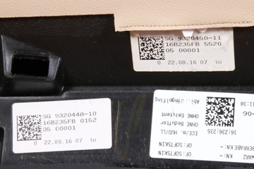 фото thumb №11, Bmw g11 g12 оригінальна панель роздавальна консоль шкіра canberrabeige hud