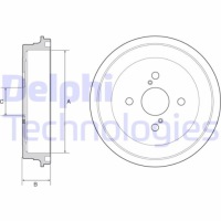 фото thumb №6, Барабани гальмівні delphi bf547