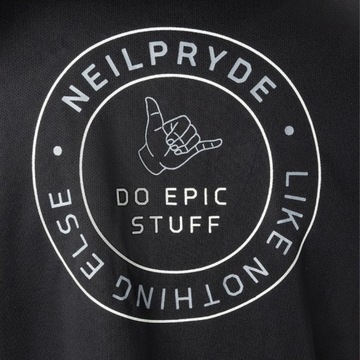 Мужская футболка NEILPRYDE Water Tee из лайкры L черная