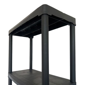 Полка пластиковая железобетонная 100кг 176х60х30 5П 2в1