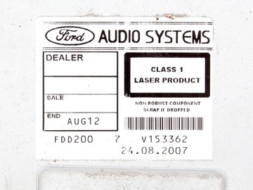 фото thumb №7, Радио cd ford mk1 mk2 mk4 + код 7m5t-18c815-ba
