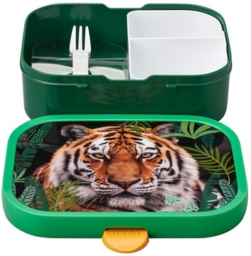 MEPAL ŚNIADANIÓWKA LUNCHBOX POJEMNIK KANAPNIK ANIMAL PLANET TYGRYS BEZ BPA