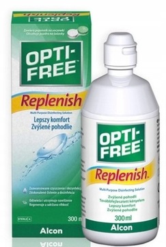 OPTI-FREE REPLENISH ЖИДКОСТЬ ДЛЯ КОНТАКТНЫХ ЛИНЗ 300 МЛ + БЕСПЛАТНЫЙ КОНТЕЙНЕР