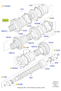 фото thumb №7, Трансмиссия - 4. передача ford focus 04-08/focus c-max 03-07 оригинальный номер 1227566