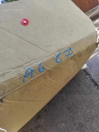 фото thumb №15, Audi a6 c7 капот кришка двигуна lx7p алюмінієва