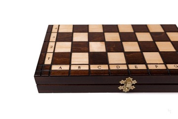 ТРАДИЦИОННЫЕ ДЕРЕВЯННЫЕ ШАХМАТЫ СО ВСТАВКАМИ 32см ПРОИЗВОДИТЕЛЬ Chess Made