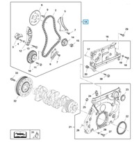 фото thumb №16, Комплект ланцюг розподільного валу astra 1.6 cdti оригінал opel 55573877 55573876