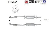 фото thumb №2, Фильтр частиц твердых fap dpf fd5051 as opel astra