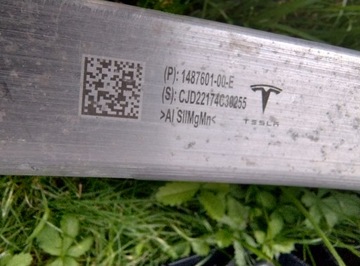 фото thumb №14, Tesla y pas переднее усилитель балка бампера перед балка нижняя