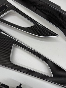 фото thumb №7, Audi a6 s6 c7 планки декори інтер'єру двері тунелю карбон карбон адаптер комплект