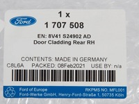 фото thumb №4, Планка двері задніх правих kuga 08-12