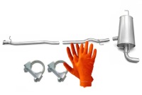 фото thumb №1, Renault koleos 2.0 dci + 2.0 dci 4x4 od 2008 труба средняя гаситель конечный