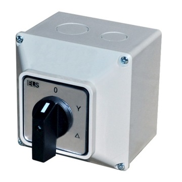 Кулачковый переключатель 0-Y-D 32A 3P в корпусе IP65