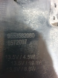 Фара led drl правый  к движение dziennej citroen ds7 ds 7 рестайлинг  24 9853582080 с Разборки, фото thumb