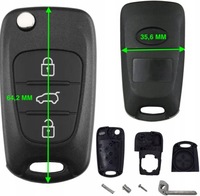 фото thumb №15, Корпус pilot ключ do do kia hyundai ceed i10 i20 i30 ix20 ix35 sportage