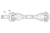 фото thumb №9, Привідний вал привідна bmw 1 03-11 /prawa/tył