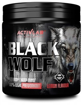 ACTIVLAB BLACK WOLF 300 Г ЛИМОН СИЛОВАЯ ЭНЕРГИЯ ПРЕДТРЕНИРОВКИ