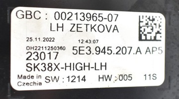 фото thumb №15, Skoda octavia iv 5e3 лампа ліва зад задня org eu led sedan hb 5e3945207