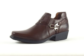 НОВИНКА - МУЖСКИЕ КОЖАНЫЕ БОТИНКИ LEMI BROWN PL 680