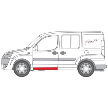 фото thumb №2, Порог перед правый fiat doblo 01-10