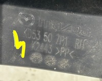 фото thumb №7, Mazda cx-5 i 12- жабо полный пластиковый kd53507s1 kd53507p1