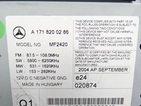 фото thumb №2, Радіо cd mercedes slk r171