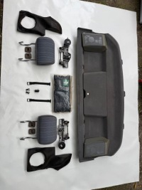 фото thumb №5, Полиця задня mercedes w124 складний підголівники комплект набір