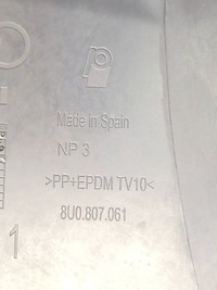 фото thumb №11, Audi q3 8u 2011 перед спойлер бампера передний