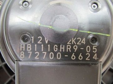 фото thumb №8, Cx-60 23r вентилятор повітродувка вентилятор повітропровід 872700-6624 hb111ghr9-05