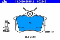 фото thumb №2, Тормозные колодки тормоз. renault scenic 98- зад