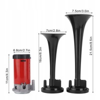 фото thumb №12, Клаксон автомобильный сигнал сигнал dc 12v 130db