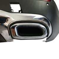 фото thumb №12, Mercedes c253 x253 задний бампер amg obsidian black чёрный металлик - 197