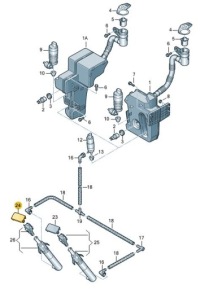 фото thumb №2, Заглушка распылителя vw caddy правая