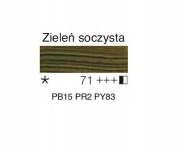 Farba olejna 60ml, soczysta zieleń, Renesans, NR71