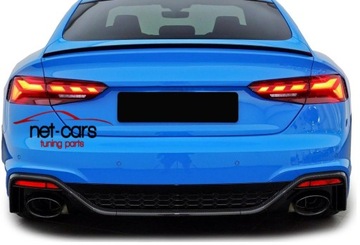 фото thumb №14, Бампер зад audi a5 f5 b9 19-23 wz s5 rs rs5 диффузор наконечники чёрный блеск