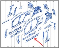 фото thumb №1, Порог левый dacia duster iii