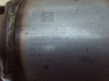 фото thumb №5, Катализатор dpf vw audi skoda 04l1311723dg 40q1311670m