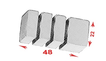Karnisz PRO metal fi16 pojedyńczy 470 cm bez kółek
