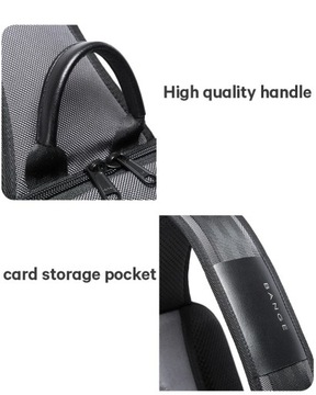 Рюкзак BANGE на ОДНО плечо USB