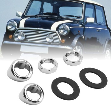 фото thumb №12, Набір рамка двірник скла передній abs хром 519988z для  mini mki